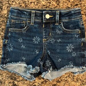 Disney Blue Denim Shorts 4T